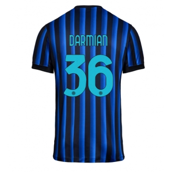 Billige Fotballdrakt Inter Milan Matteo Darmian #36 Replika Hjemmedrakt 2025-26 Kortermet